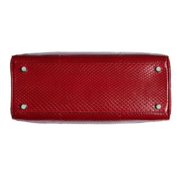 NWT GUCCI GG ZUMI TOP HANDLE PYTHON SATCHEL BAG - Picture 6 of 14